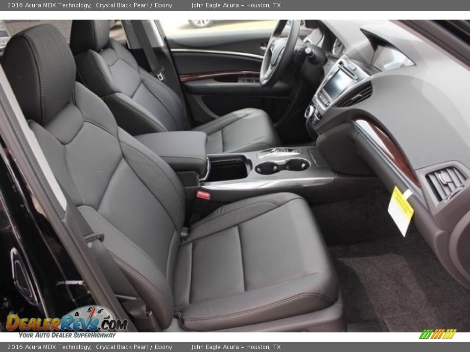 2016 Acura MDX Technology Crystal Black Pearl / Ebony Photo #24