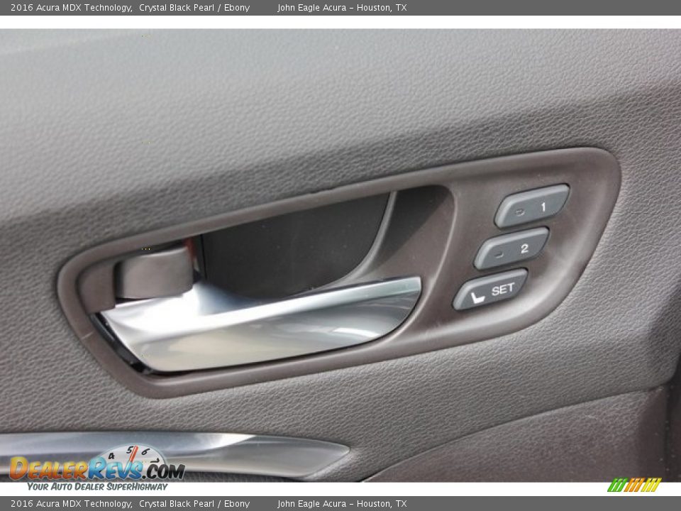 2016 Acura MDX Technology Crystal Black Pearl / Ebony Photo #27