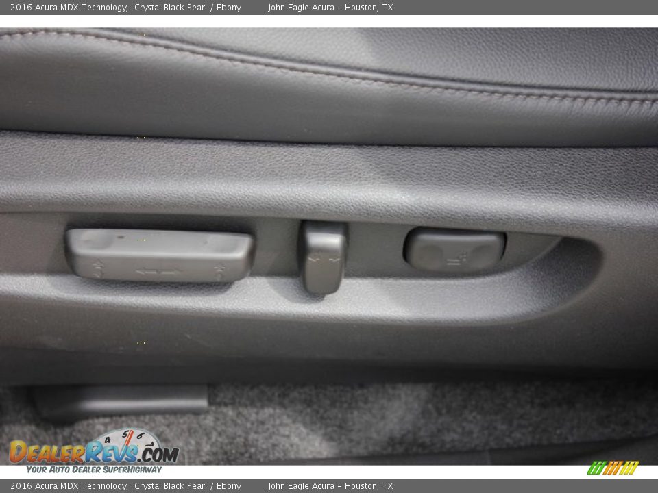 2016 Acura MDX Technology Crystal Black Pearl / Ebony Photo #30