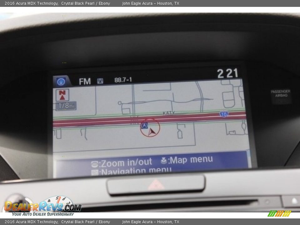 2016 Acura MDX Technology Crystal Black Pearl / Ebony Photo #33