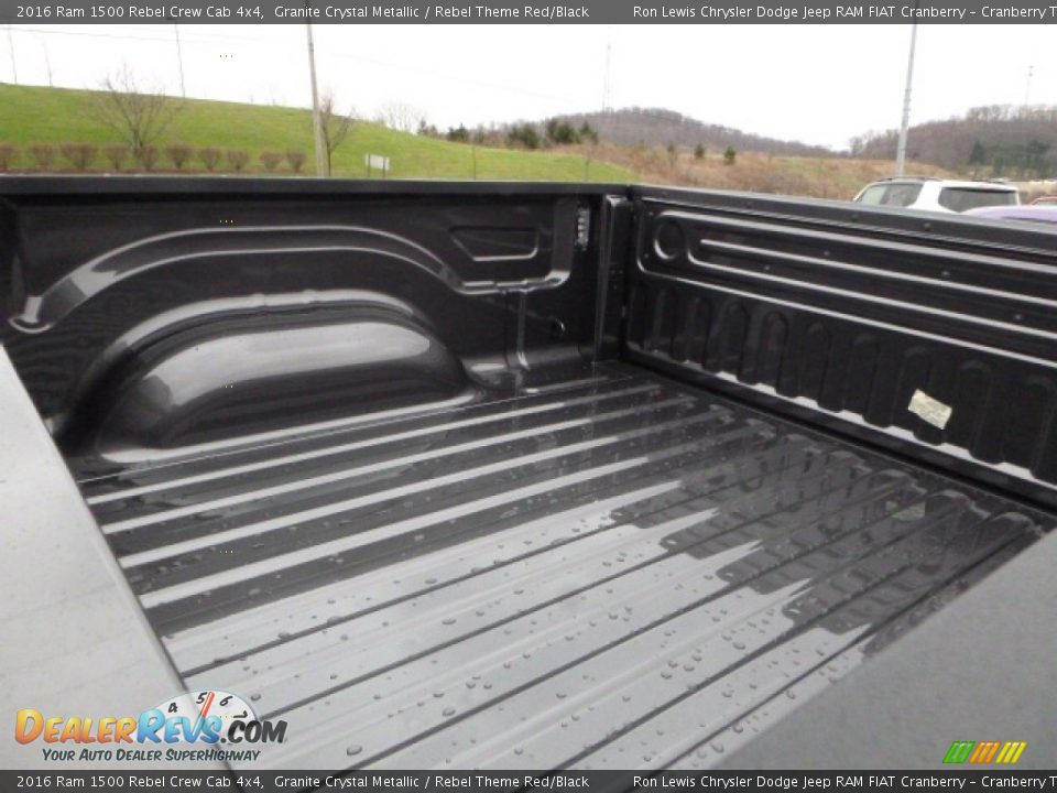 2016 Ram 1500 Rebel Crew Cab 4x4 Granite Crystal Metallic / Rebel Theme Red/Black Photo #4