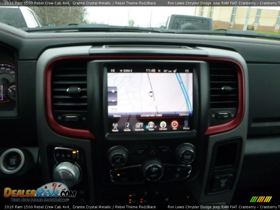 2016 Ram 1500 Rebel Crew Cab 4x4 Granite Crystal Metallic / Rebel Theme Red/Black Photo #18