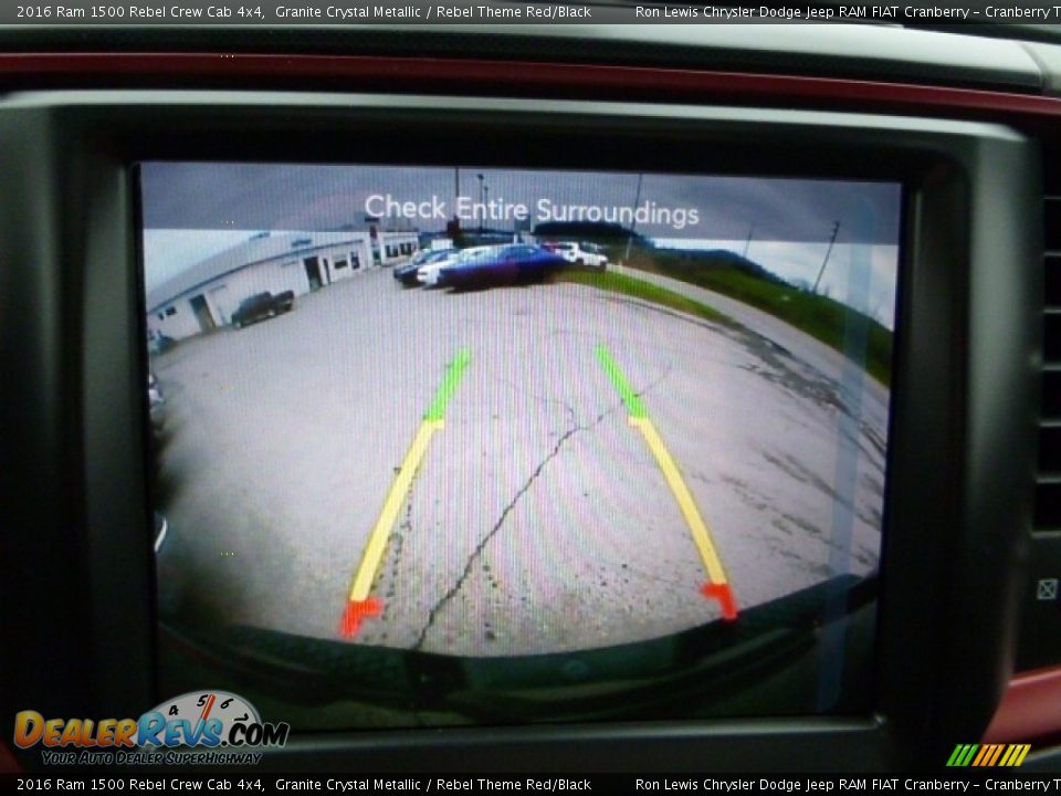 2016 Ram 1500 Rebel Crew Cab 4x4 Granite Crystal Metallic / Rebel Theme Red/Black Photo #19