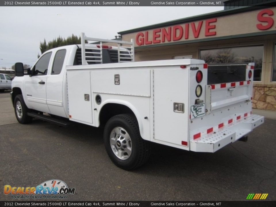 2012 Chevrolet Silverado 2500HD LT Extended Cab 4x4 Summit White / Ebony Photo #4