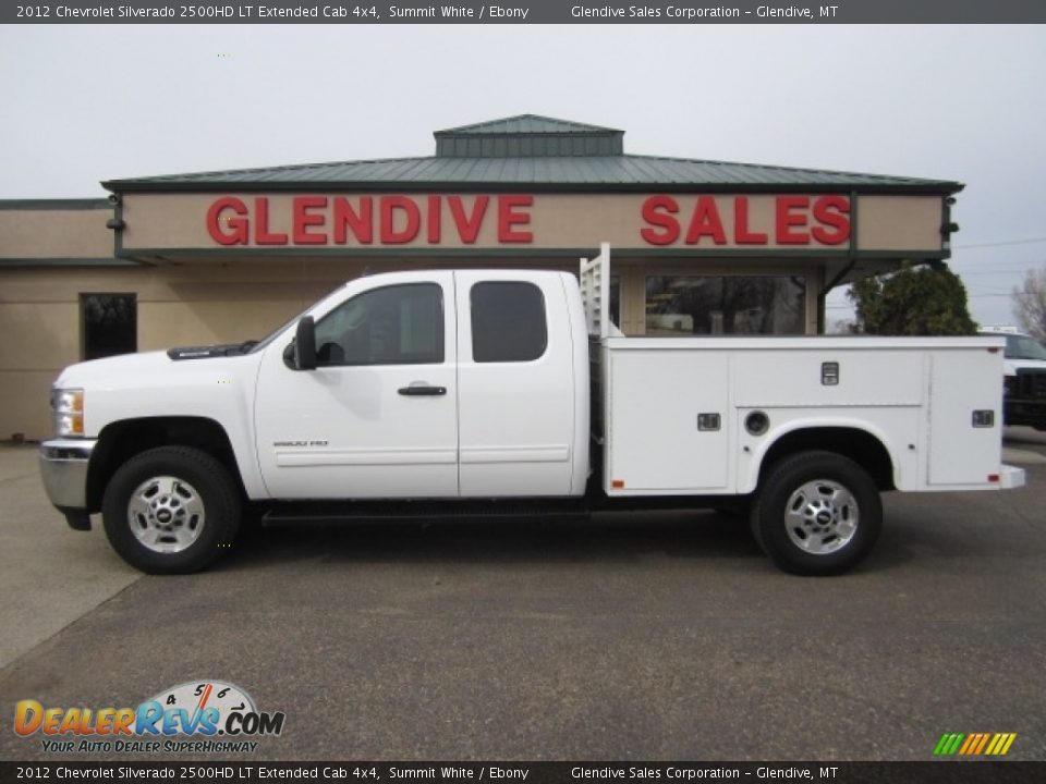 2012 Chevrolet Silverado 2500HD LT Extended Cab 4x4 Summit White / Ebony Photo #5