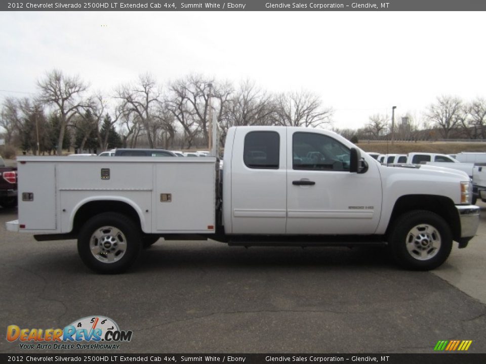 2012 Chevrolet Silverado 2500HD LT Extended Cab 4x4 Summit White / Ebony Photo #6