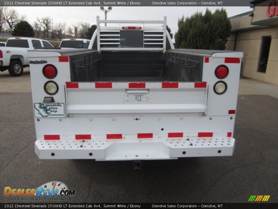 2012 Chevrolet Silverado 2500HD LT Extended Cab 4x4 Summit White / Ebony Photo #8