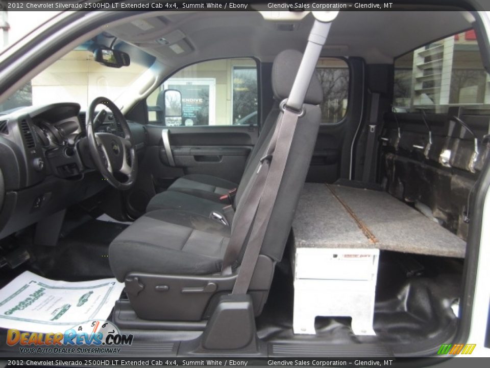 2012 Chevrolet Silverado 2500HD LT Extended Cab 4x4 Summit White / Ebony Photo #11