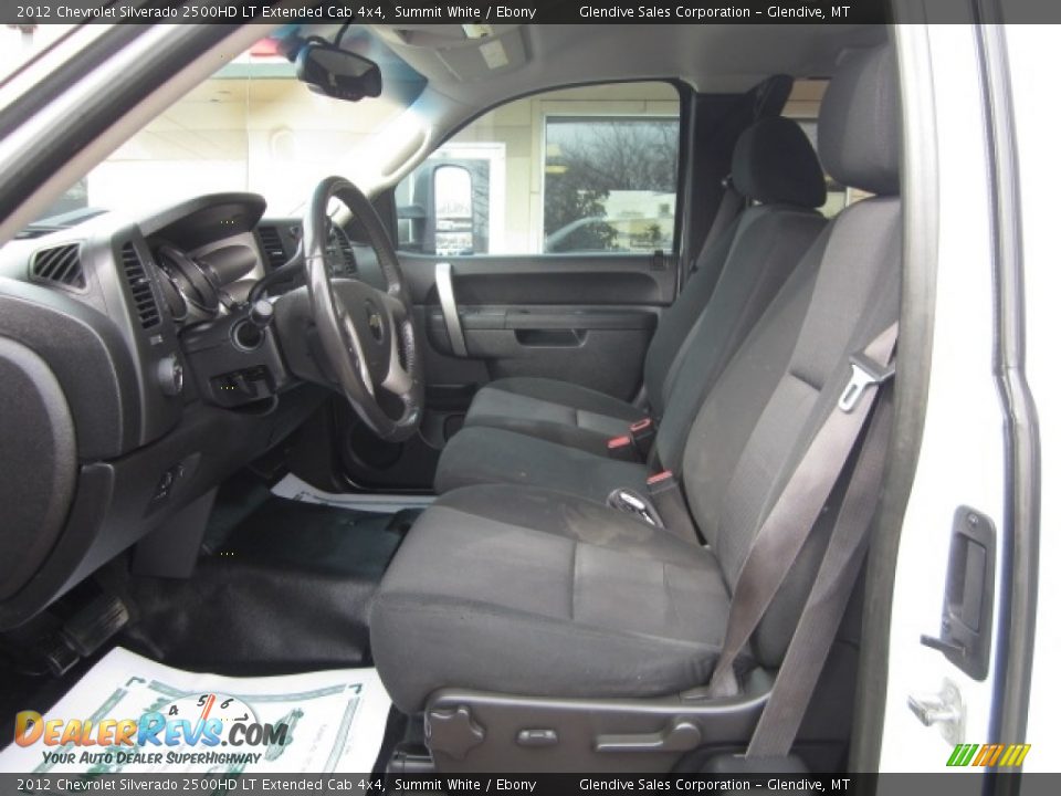 2012 Chevrolet Silverado 2500HD LT Extended Cab 4x4 Summit White / Ebony Photo #12