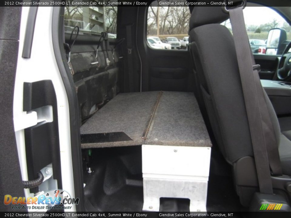 2012 Chevrolet Silverado 2500HD LT Extended Cab 4x4 Summit White / Ebony Photo #18