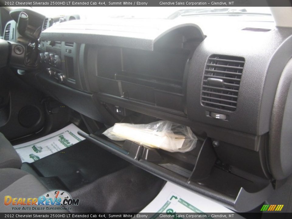 2012 Chevrolet Silverado 2500HD LT Extended Cab 4x4 Summit White / Ebony Photo #23