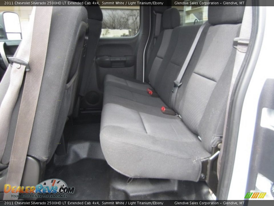 2011 Chevrolet Silverado 2500HD LT Extended Cab 4x4 Summit White / Light Titanium/Ebony Photo #13