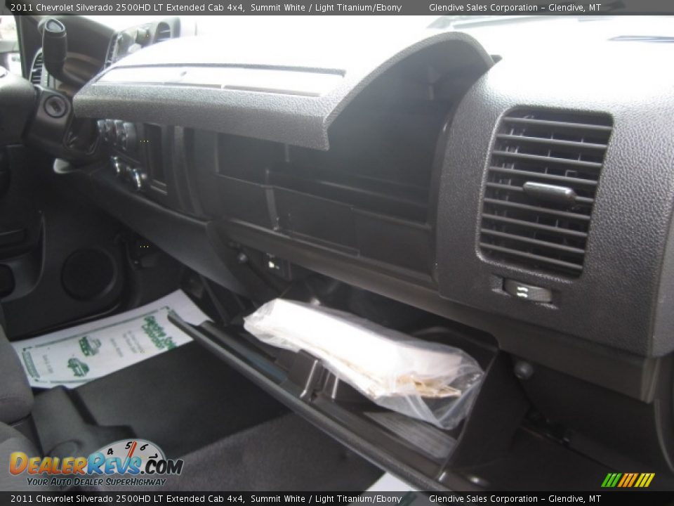 2011 Chevrolet Silverado 2500HD LT Extended Cab 4x4 Summit White / Light Titanium/Ebony Photo #23