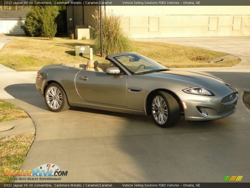 2012 Jaguar XK XK Convertible Cashmere Metallic / Caramel/Caramel Photo #1