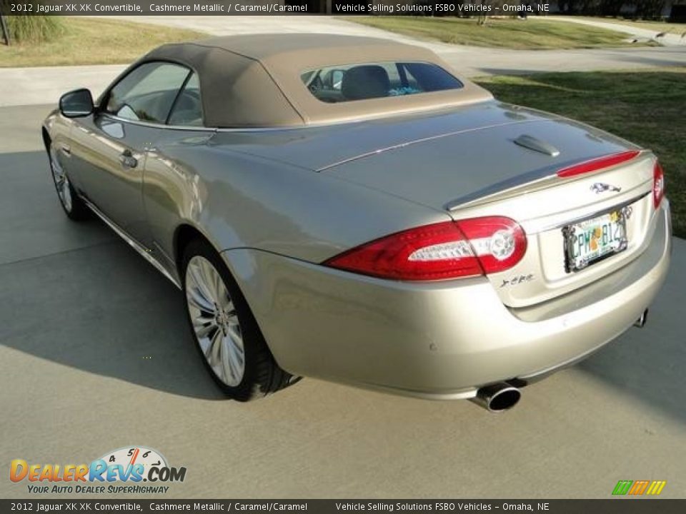 2012 Jaguar XK XK Convertible Cashmere Metallic / Caramel/Caramel Photo #2