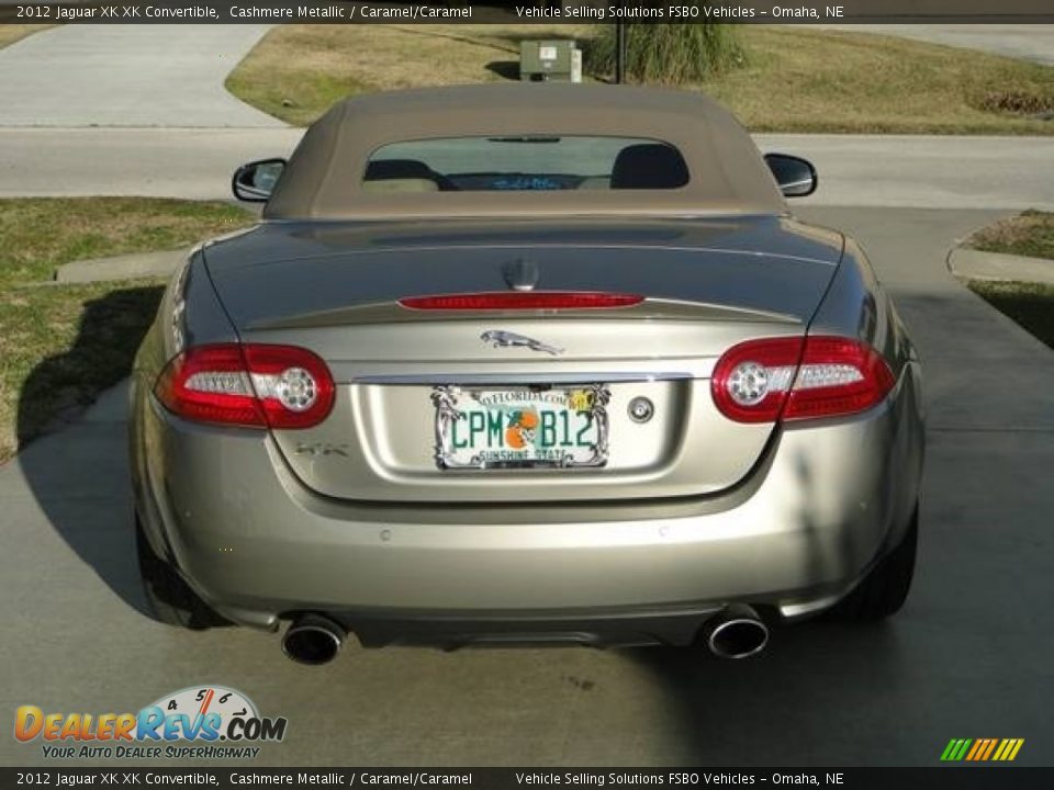 2012 Jaguar XK XK Convertible Cashmere Metallic / Caramel/Caramel Photo #3