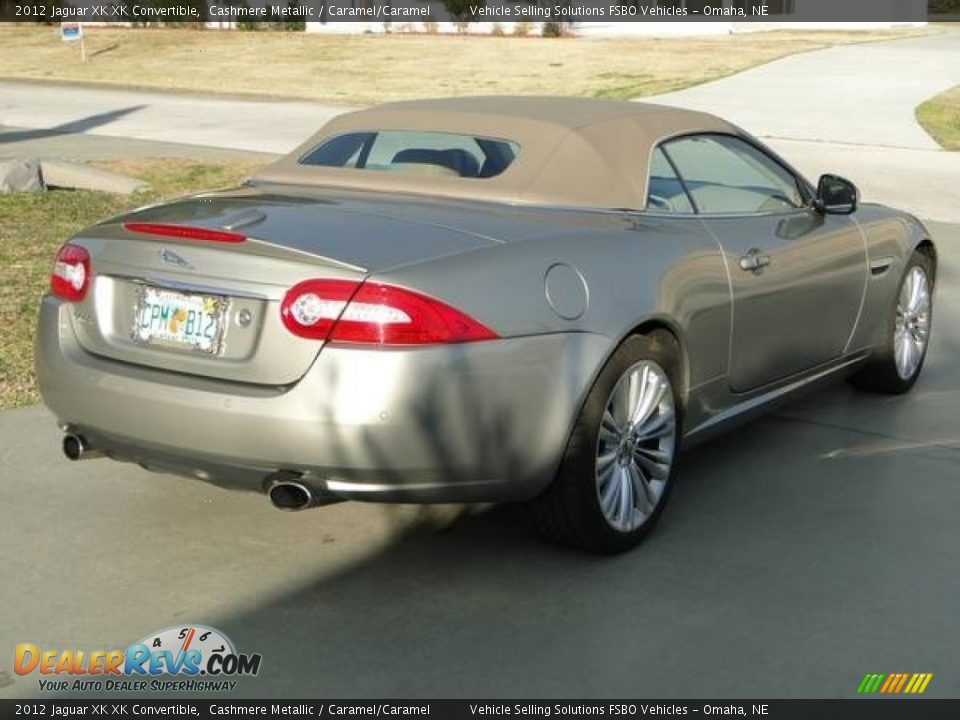 2012 Jaguar XK XK Convertible Cashmere Metallic / Caramel/Caramel Photo #4