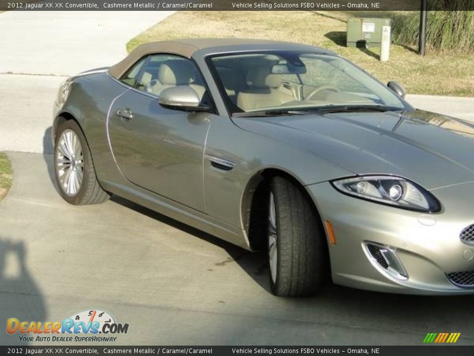 2012 Jaguar XK XK Convertible Cashmere Metallic / Caramel/Caramel Photo #5