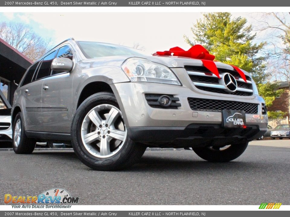 2007 Mercedes-Benz GL 450 Desert Silver Metallic / Ash Grey Photo #11