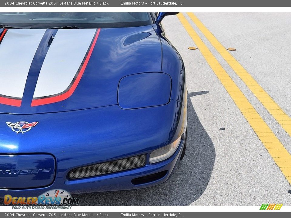 2004 Chevrolet Corvette Z06 LeMans Blue Metallic / Black Photo #16