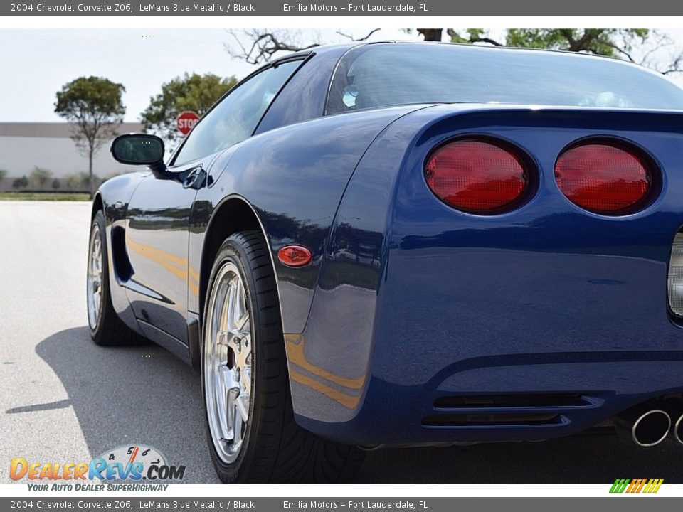 2004 Chevrolet Corvette Z06 LeMans Blue Metallic / Black Photo #21