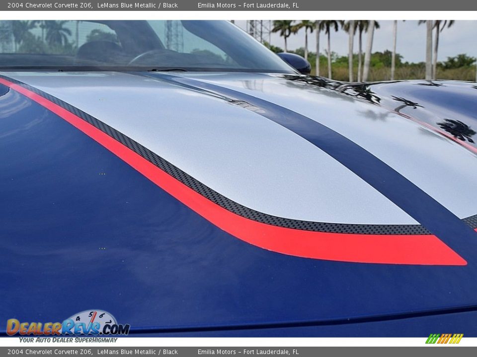 2004 Chevrolet Corvette Z06 LeMans Blue Metallic / Black Photo #25