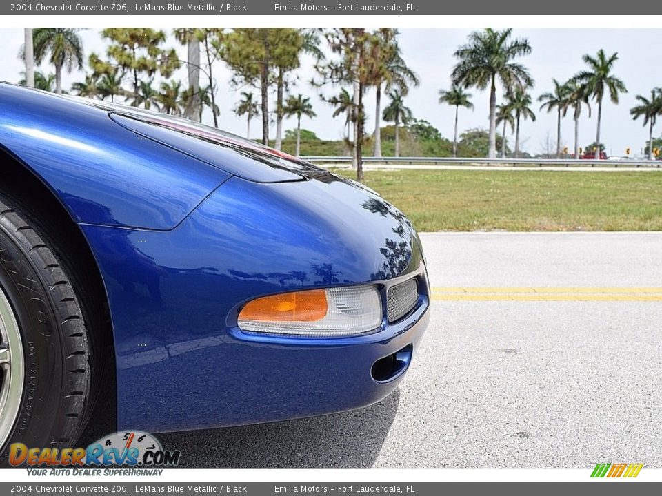 2004 Chevrolet Corvette Z06 LeMans Blue Metallic / Black Photo #32
