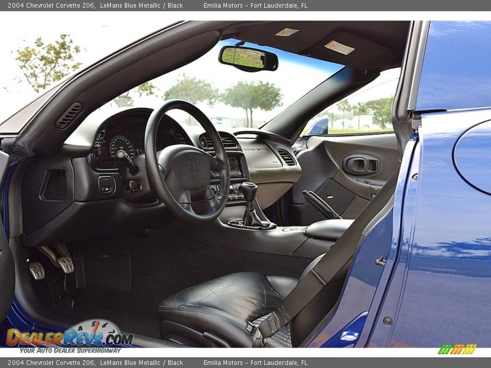 2004 Chevrolet Corvette Z06 LeMans Blue Metallic / Black Photo #39