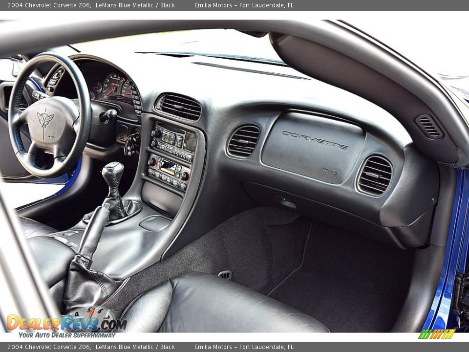 2004 Chevrolet Corvette Z06 LeMans Blue Metallic / Black Photo #45