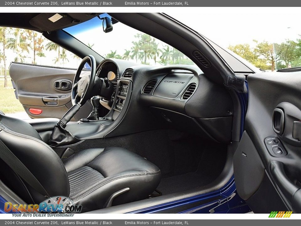 2004 Chevrolet Corvette Z06 LeMans Blue Metallic / Black Photo #46