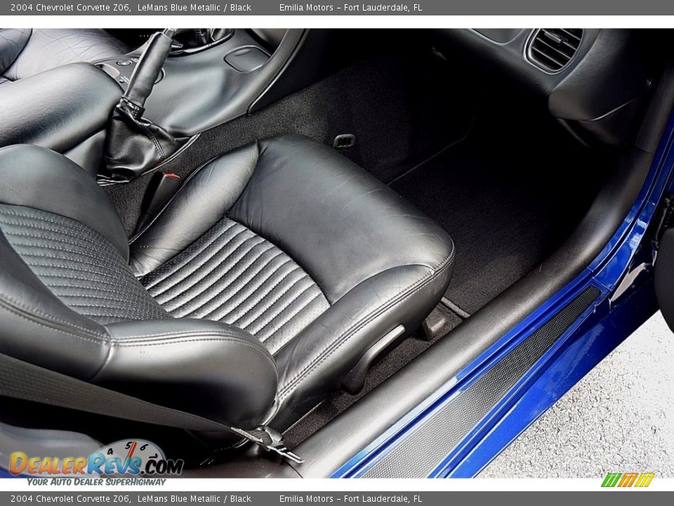 2004 Chevrolet Corvette Z06 LeMans Blue Metallic / Black Photo #48