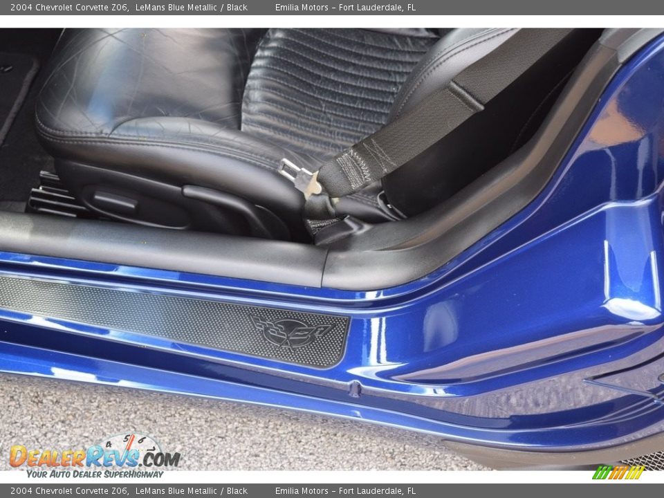 2004 Chevrolet Corvette Z06 LeMans Blue Metallic / Black Photo #53