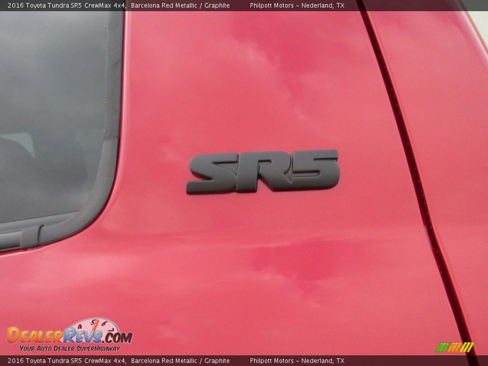 2016 Toyota Tundra SR5 CrewMax 4x4 Barcelona Red Metallic / Graphite Photo #16