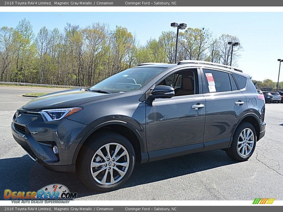 2016 Toyota RAV4 Limited Magnetic Gray Metallic / Cinnamon Photo #3