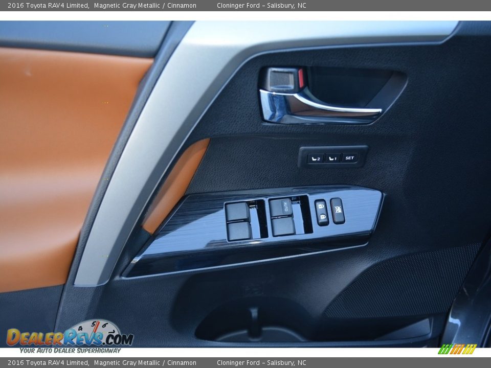 2016 Toyota RAV4 Limited Magnetic Gray Metallic / Cinnamon Photo #5