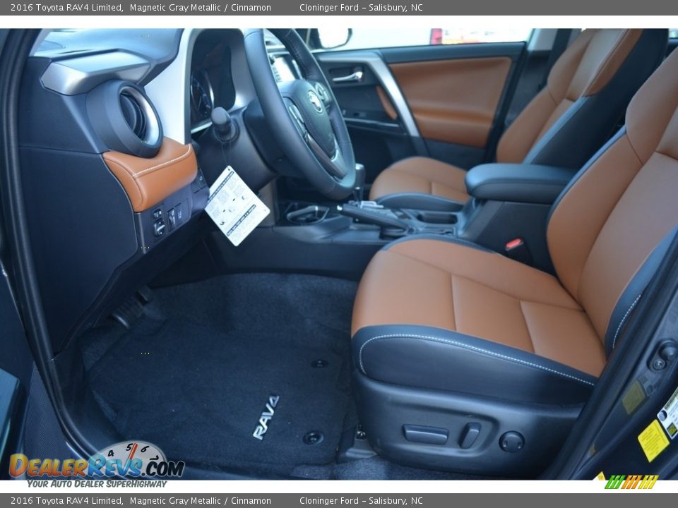 Front Seat of 2016 Toyota RAV4 Limited Photo #7