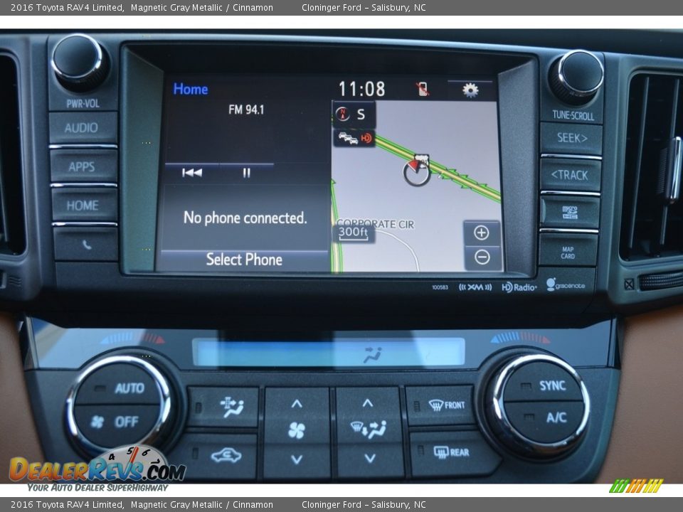 2016 Toyota RAV4 Limited Magnetic Gray Metallic / Cinnamon Photo #12