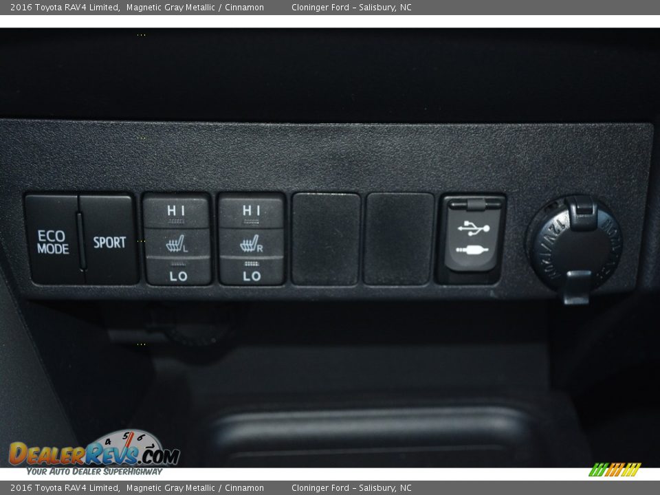 2016 Toyota RAV4 Limited Magnetic Gray Metallic / Cinnamon Photo #16