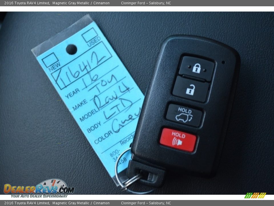 2016 Toyota RAV4 Limited Magnetic Gray Metallic / Cinnamon Photo #23