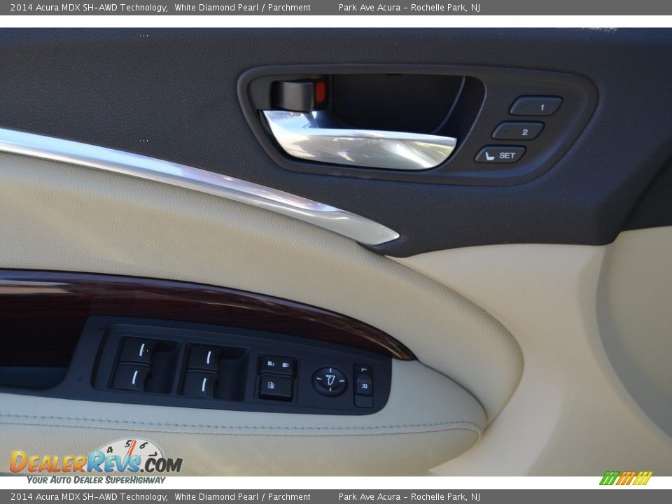 2014 Acura MDX SH-AWD Technology White Diamond Pearl / Parchment Photo #10