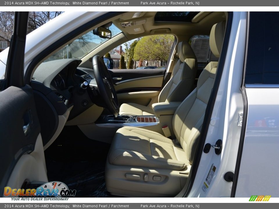 2014 Acura MDX SH-AWD Technology White Diamond Pearl / Parchment Photo #13
