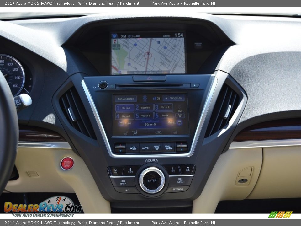 2014 Acura MDX SH-AWD Technology White Diamond Pearl / Parchment Photo #17