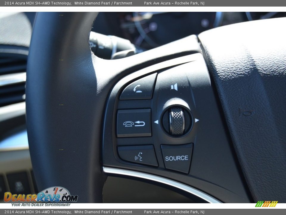 2014 Acura MDX SH-AWD Technology White Diamond Pearl / Parchment Photo #20