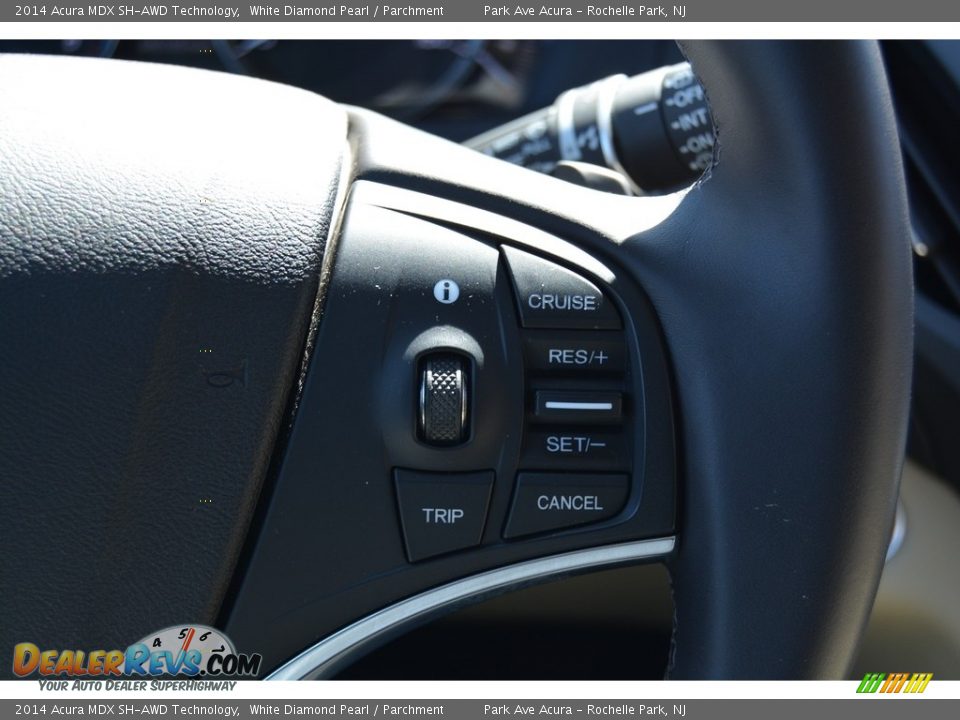 2014 Acura MDX SH-AWD Technology White Diamond Pearl / Parchment Photo #21