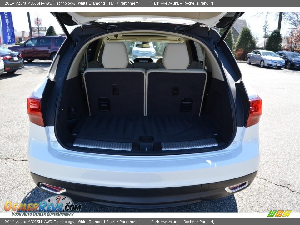 2014 Acura MDX SH-AWD Technology White Diamond Pearl / Parchment Photo #24
