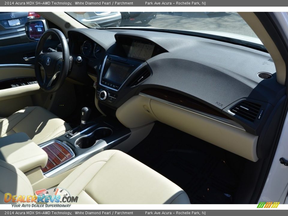 2014 Acura MDX SH-AWD Technology White Diamond Pearl / Parchment Photo #29