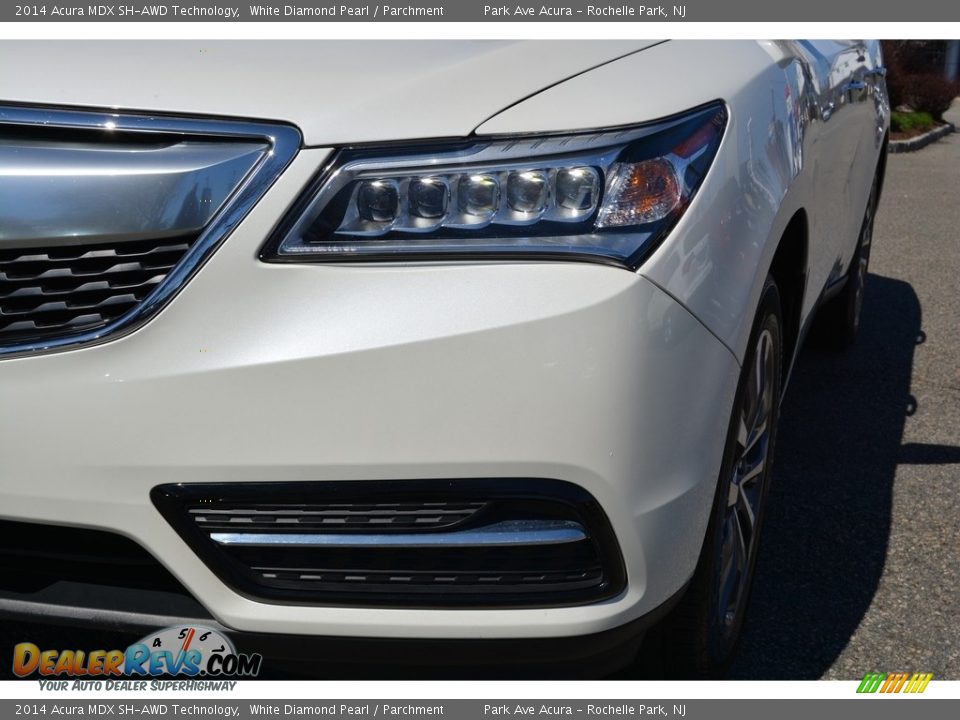 2014 Acura MDX SH-AWD Technology White Diamond Pearl / Parchment Photo #33