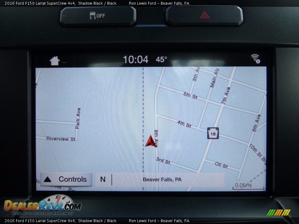 2016 Ford F150 Lariat SuperCrew 4x4 Shadow Black / Black Photo #17