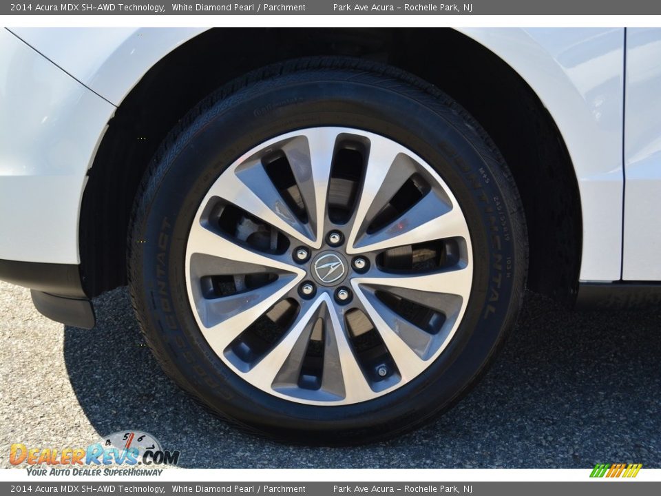 2014 Acura MDX SH-AWD Technology White Diamond Pearl / Parchment Photo #34