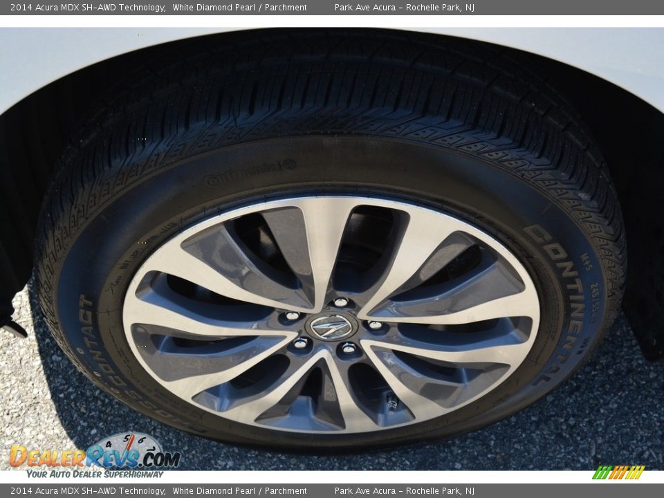 2014 Acura MDX SH-AWD Technology White Diamond Pearl / Parchment Photo #35